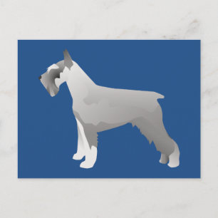 Schnauzer Templates ready to Customise Postcard