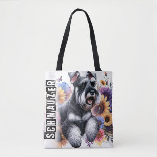 Schnauzer Tote Bag