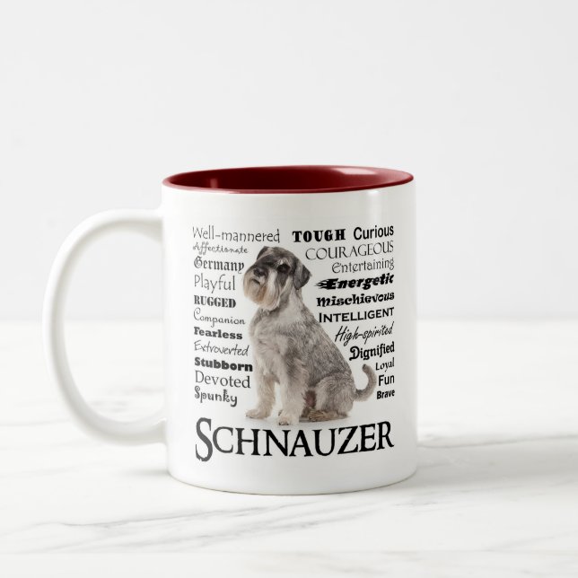 Schnauzer Traits Mug (Left)