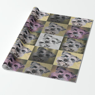 Schnauzer Wrapping Paper for all occassions