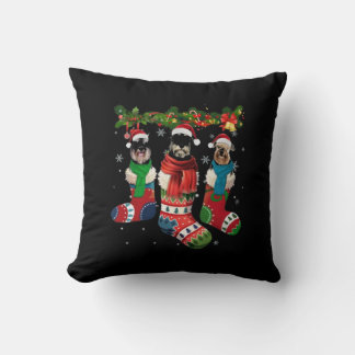 Schnauzers Christmas Tree Cushion