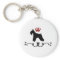Schnauzers Rule Keychain