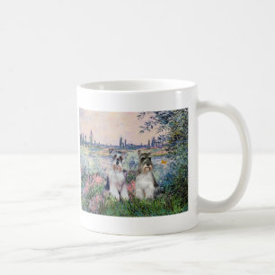 Schnauzers (two) - By the Seine Coffee Mug