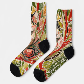 Schnazzy Cat One Socks