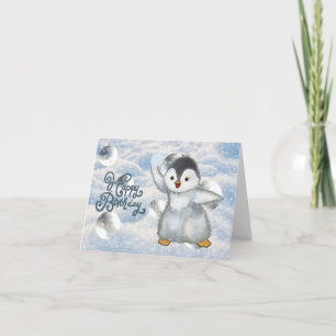 Schneeballschlacht Karte Card