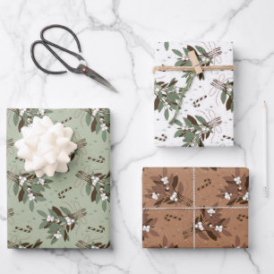 Schneebeeren Wrapping Paper Sheet
