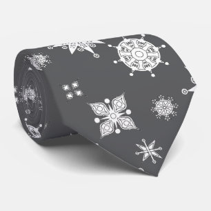 Schneeflocken Eiskristalle. Accessoires, Tie