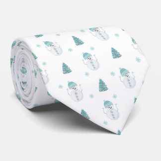 Schneemann Muster  Tie