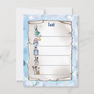 Schneemänner Postcard