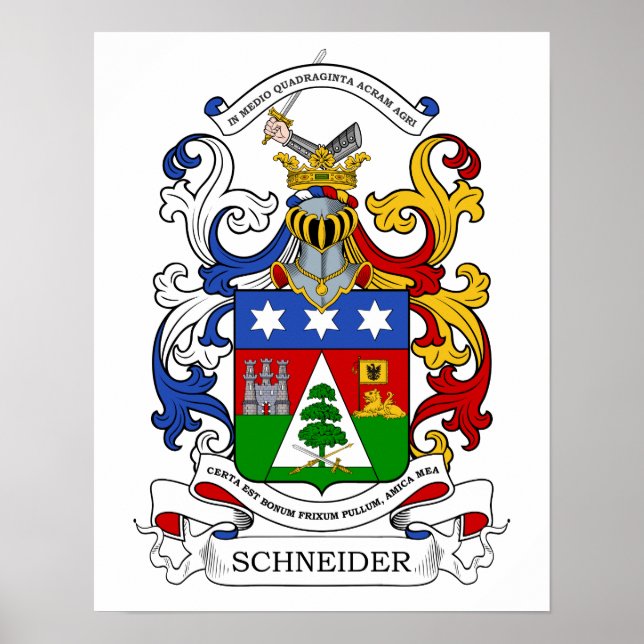 Schneider Coat of Arms Custom v2 Poster (Front)