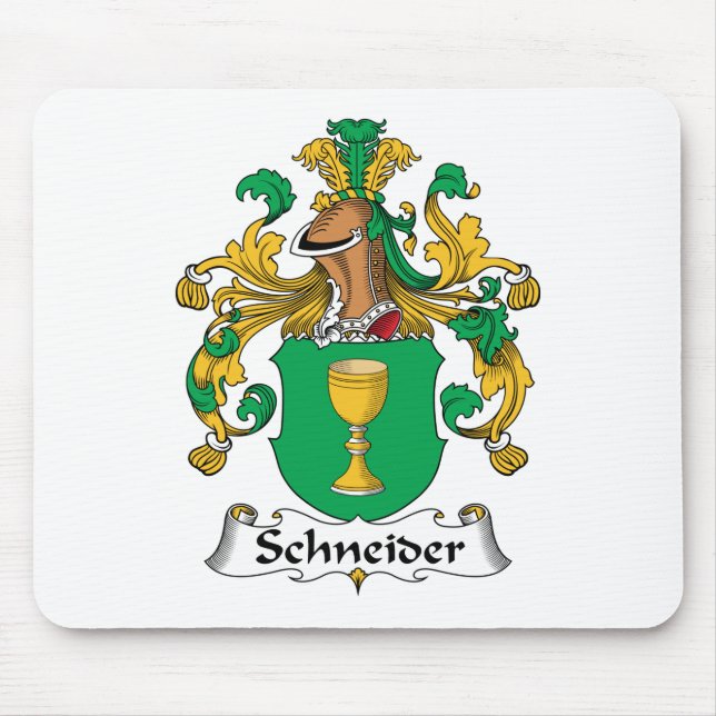 Schneider Family Crest Mouse Mat (Front)