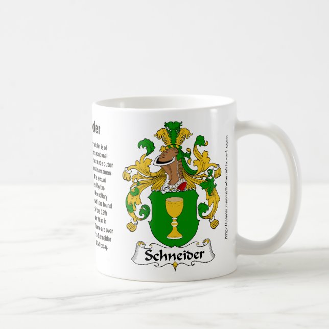 Schneider Family Crest Mug (Right)
