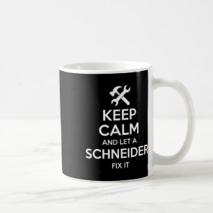 Schneider Funny Surname Birthday Family Tree Reuni Coffee Mug