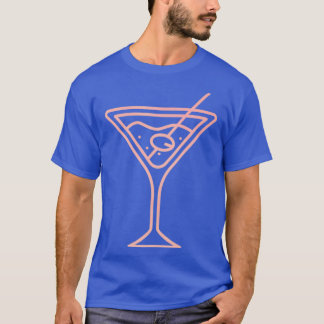 Schnes Cocktail Glas als Party Geschenk drink T-Shirt