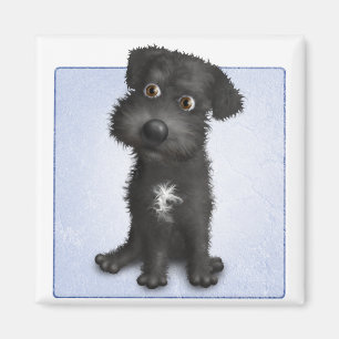 Schnoodle (Black) Magnet