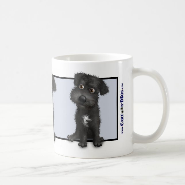 Schnoodle (Black) Mug (Right)