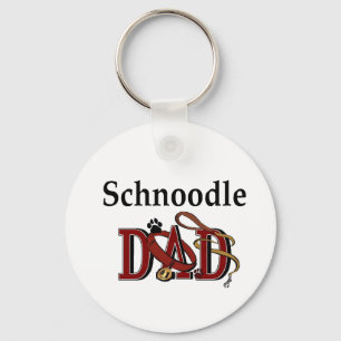 Schnoodle Dad Gifts Key Ring