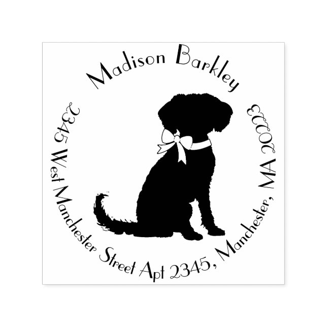 Schnoodle Dog Puppy Self-inking Stamp (Design)