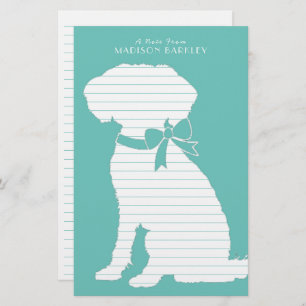 Schnoodle Dog Puppy Stationery