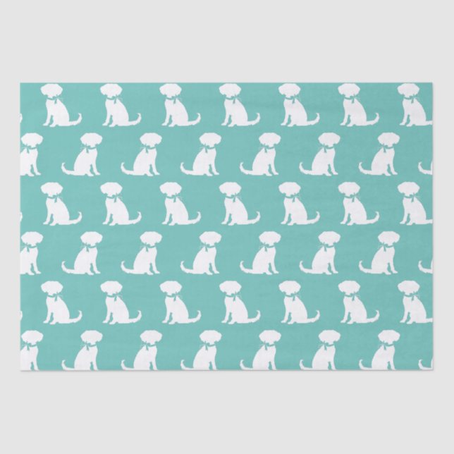 Schnoodle Dog Puppy Tissue Paper (Front)
