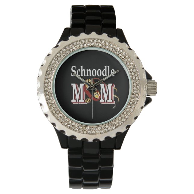 Schnoodle Mum Gifts Watch (Front)