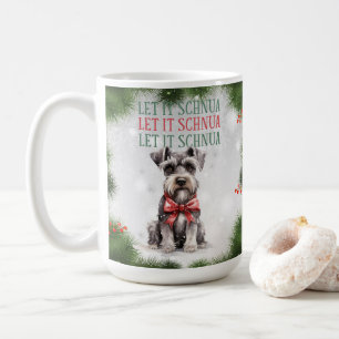 Schnuazer Funny Dog Pun Christmas Coffee Mug