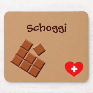 Schoggi (Swiss chocolate) mousepad