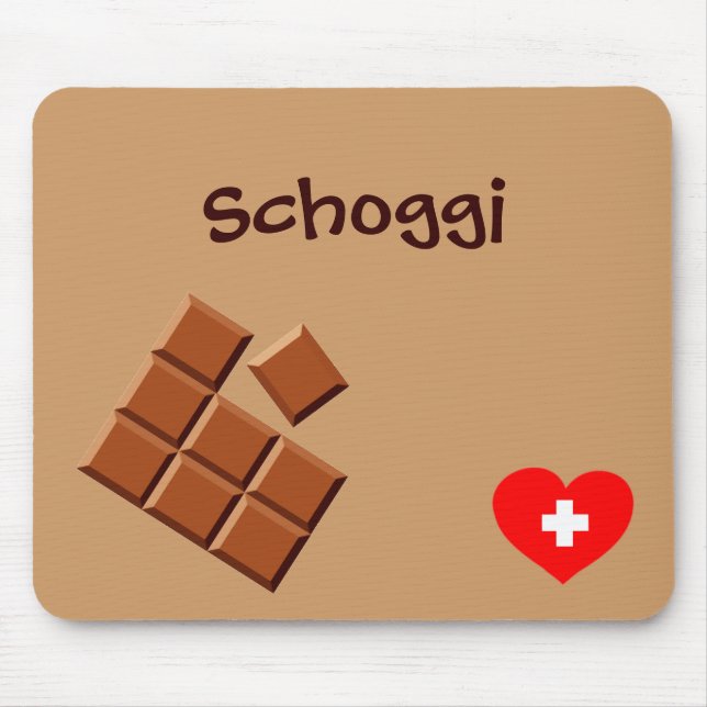 Schoggi (Swiss chocolate) mousepad (Front)