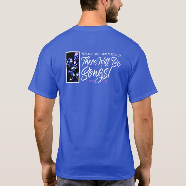 Schola Blue schola cantorum season 58 tee (Back)