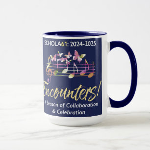 Schola Cantorum Encounters Blue 12 oz Mug
