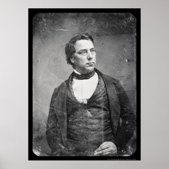 Scholar George Perkins Marsh Daguerreotype 1850 Poster (Front)