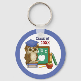 Scholar Owl Graduation 2018 Key Ring