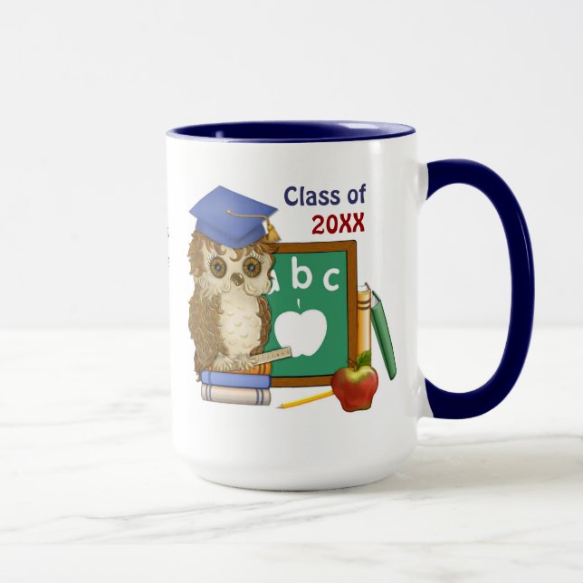 Scholar Owl Graduation Mug (Right)