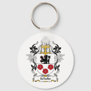 Scholte Family Crest Key Ring