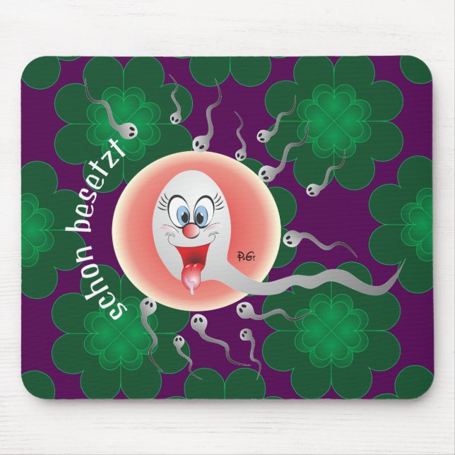 schon besetzt Mauspad Mouse Mat (Front)