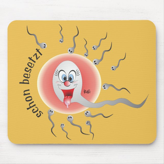 schon besetzt Mauspad Mouse Mat (Front)