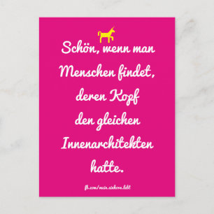 Schön, wenn man Menschen wie dich findet. Postcard