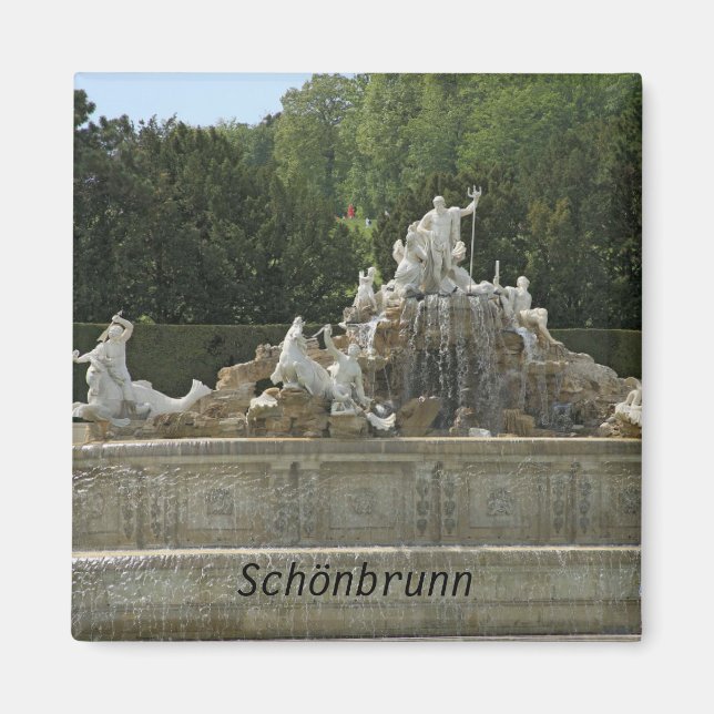 Schönbrunn fountain magnet (Front)
