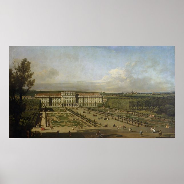 Schonbrunn Palace and gardens, 1759-61 Poster (Front)