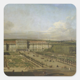 Schonbrunn Palace and gardens, 1759-61 Square Sticker