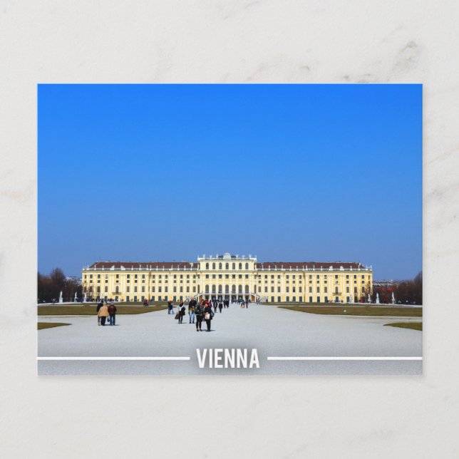 Schönbrunn Palace - Vienna Austria Postcard (Front)