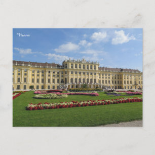 Schönbrunn Palace Vienna Holiday Postcard