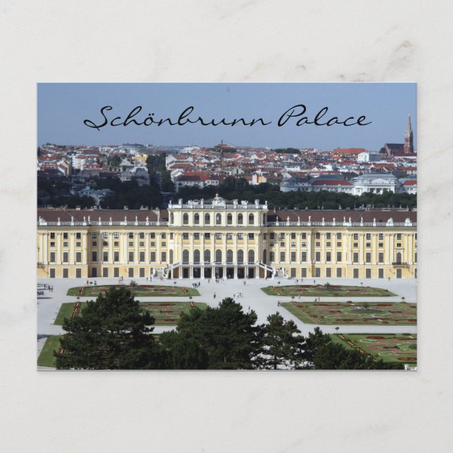 schönbrunn palace vienna postcard (Front)