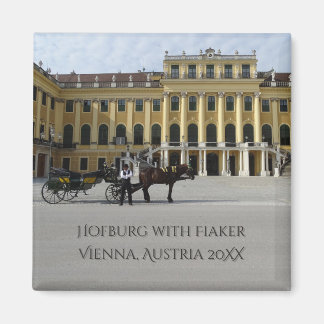 Schönbrunn Palace with Fiaker Vienna, Austria Magnet
