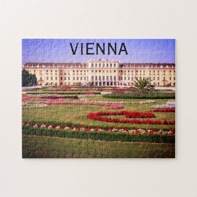 schönbrunn vienna gardens jigsaw puzzle (Horizontal)