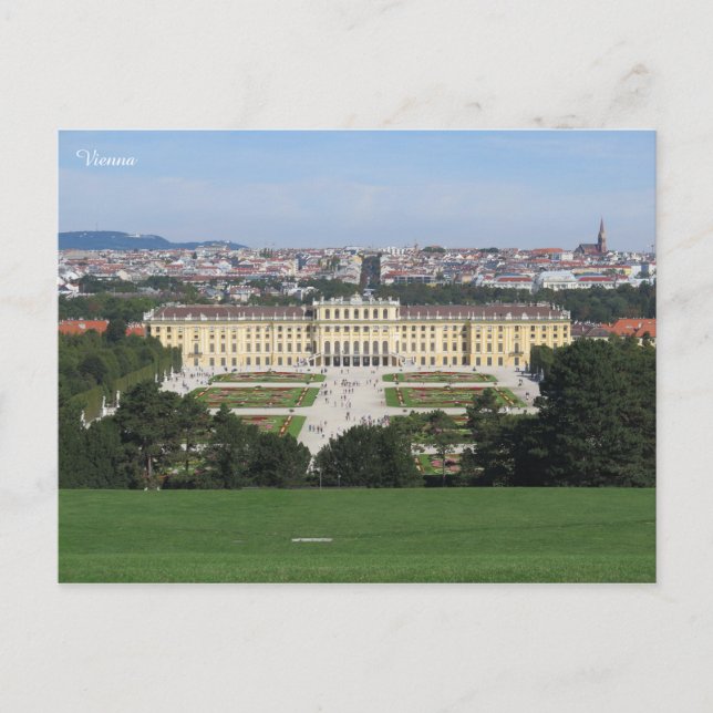 Schönbrunn Vienna Postcard (Front)