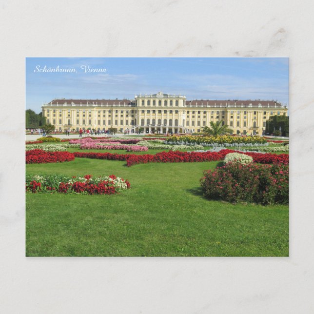 Schönbrunn, Vienna Postcard (Front)