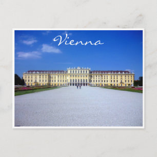 schönbrunn view postcard