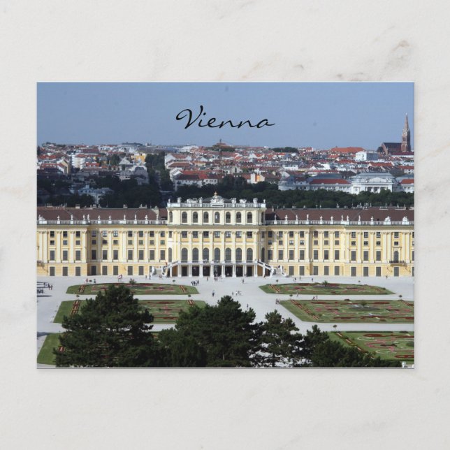 schönbrunn view postcard (Front)