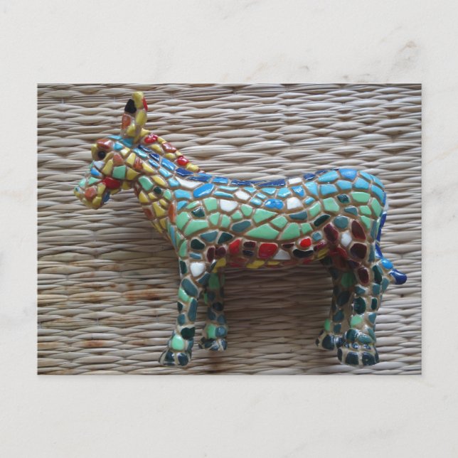 Schöne Postkarte "Esel" Postcard (Front)